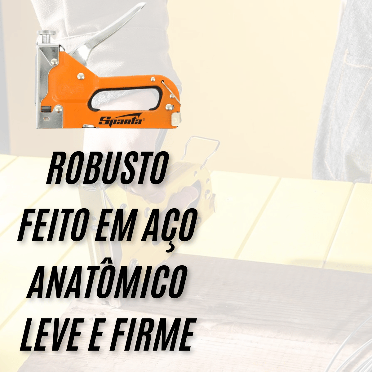 Kit Sparta Profissional – Grampeador + Trena + Grampos