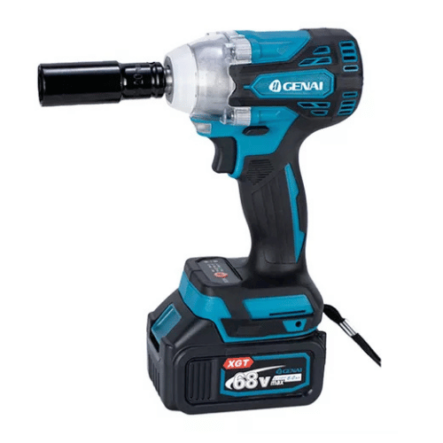 Chave de Impacto a Bateria 48v Genai + Acessórios