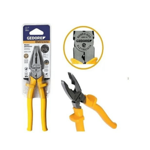 Alicate Universal 8" Gedore Eletricista 1000v