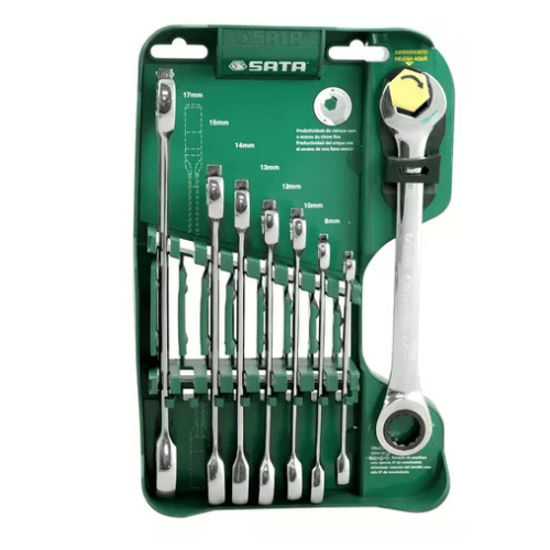 Jogo de Chave Combinada C/ Catraca Belzer/Sata 8mm - 19mm