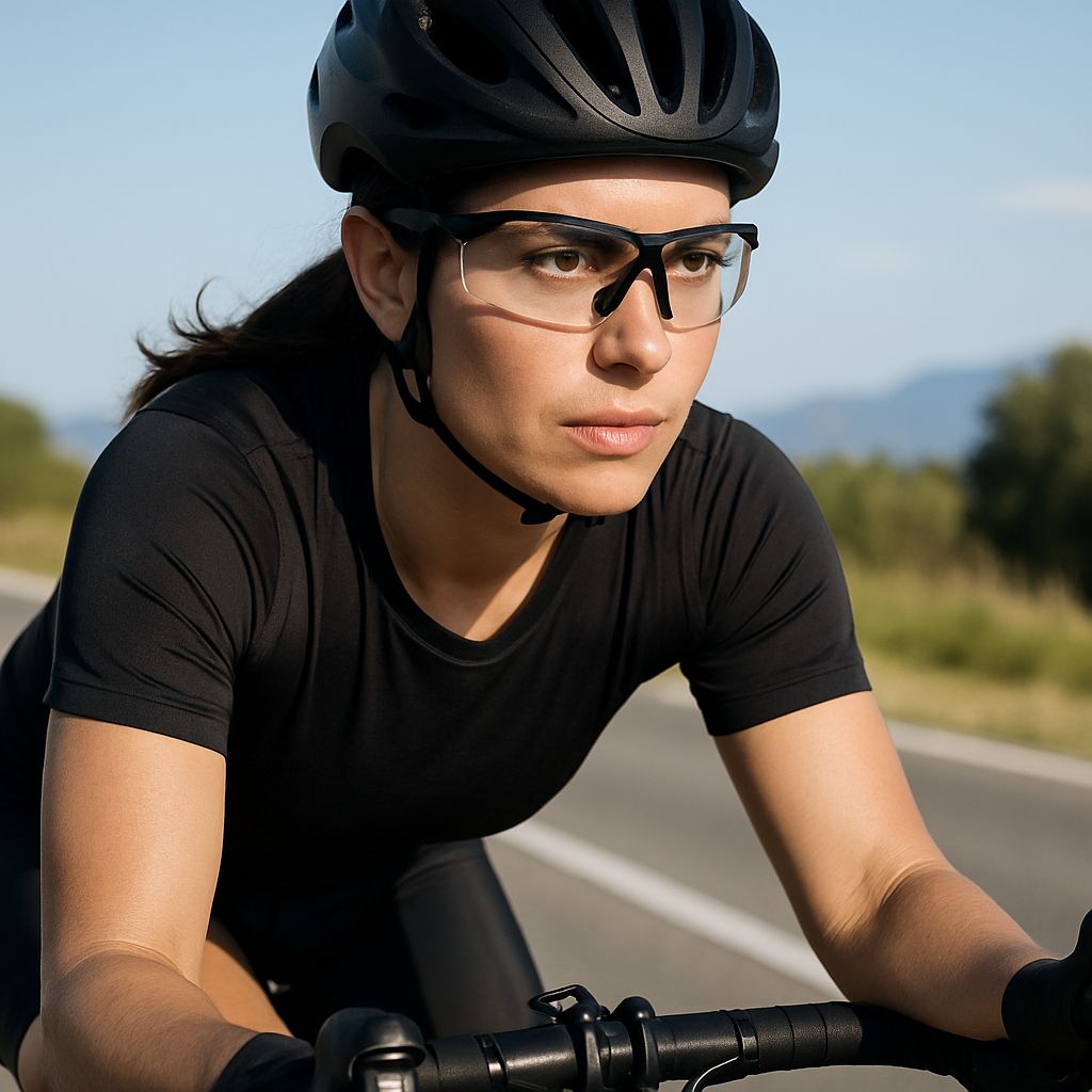 Óculos Segurança Incolor Esportivo Proteção UV Antirrisco