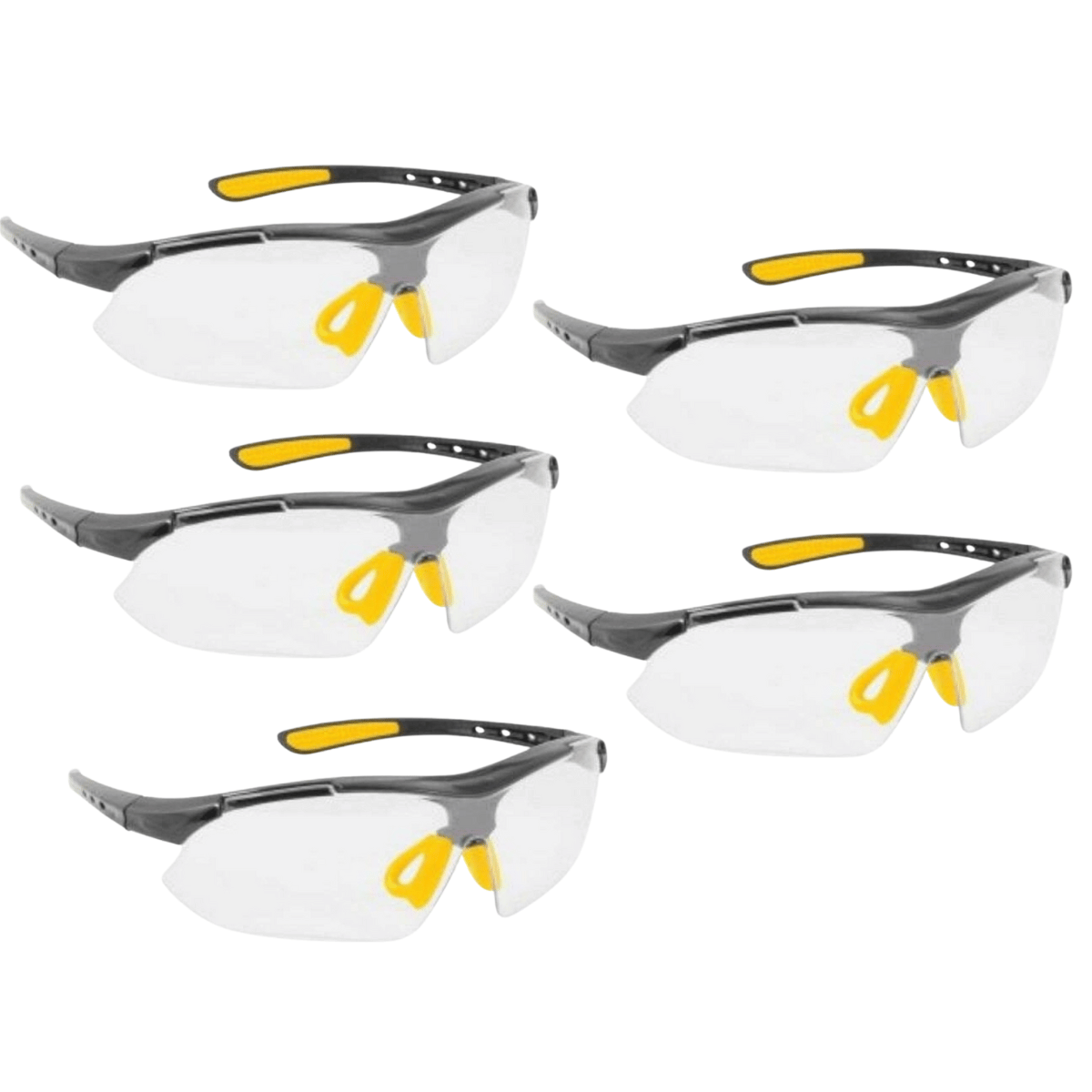 Óculos Segurança Incolor Esportivo Proteção UV Antirrisco
