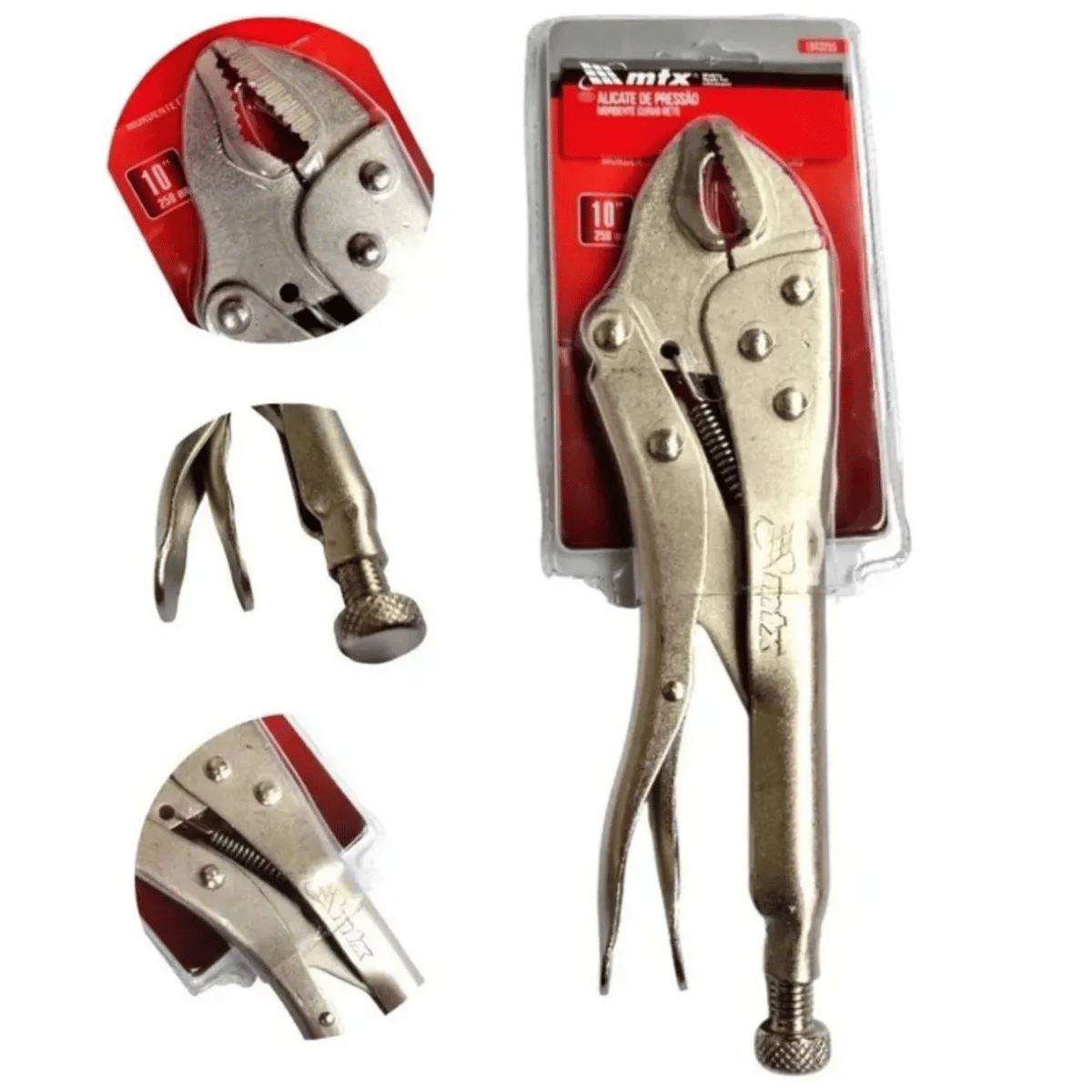 Alicate de Pressão 10" MTX – Segurança, Força e  Precisão para você Profissional