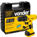 Parafusadeira A bateria Vonder 12v Com Impacto + Maleta de Transporte