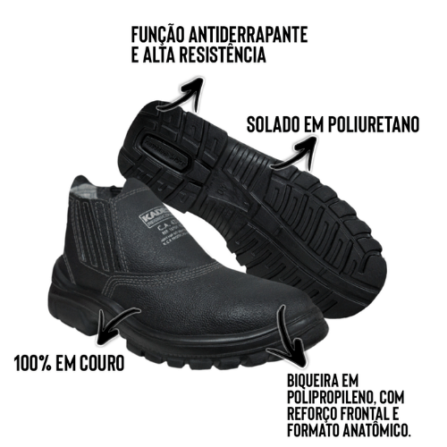Bota de Segurança Elástico Kadesh