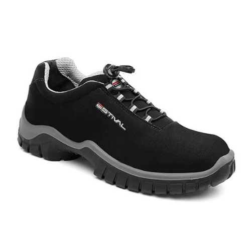 Bota de Segurança Estival Energy Preto/Cinza Cano Baixo