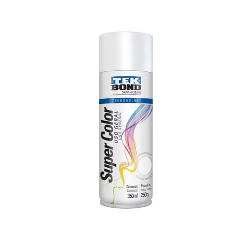 Tinta Spray TekBond Branco Brilhante 400ml