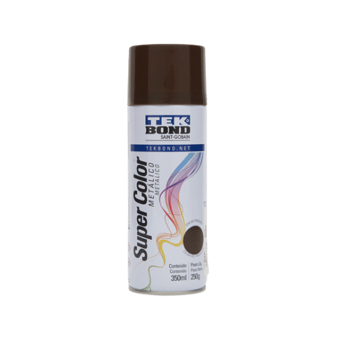 Tinta Spray TekBond Marrom Metálico 400ml