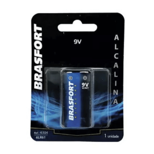 Bateria Alcalina 9v Brasfort