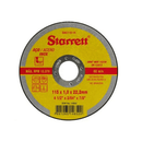 Disco de Corte Starret 4 1/2 12 unidades