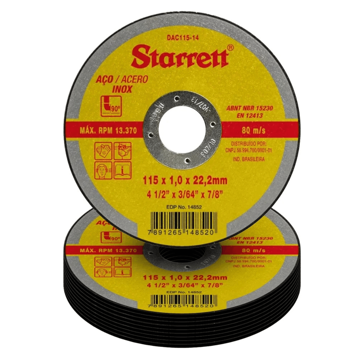 Disco de Corte Starret 4 1/2