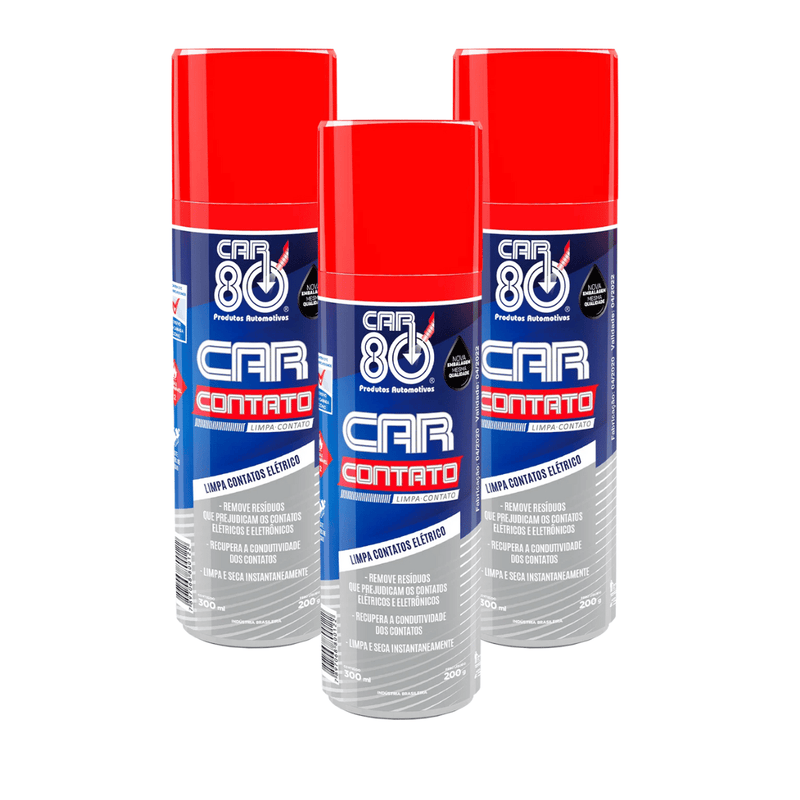 Kit Limpa Contato CAR-80 (300ml) — Frete grátis