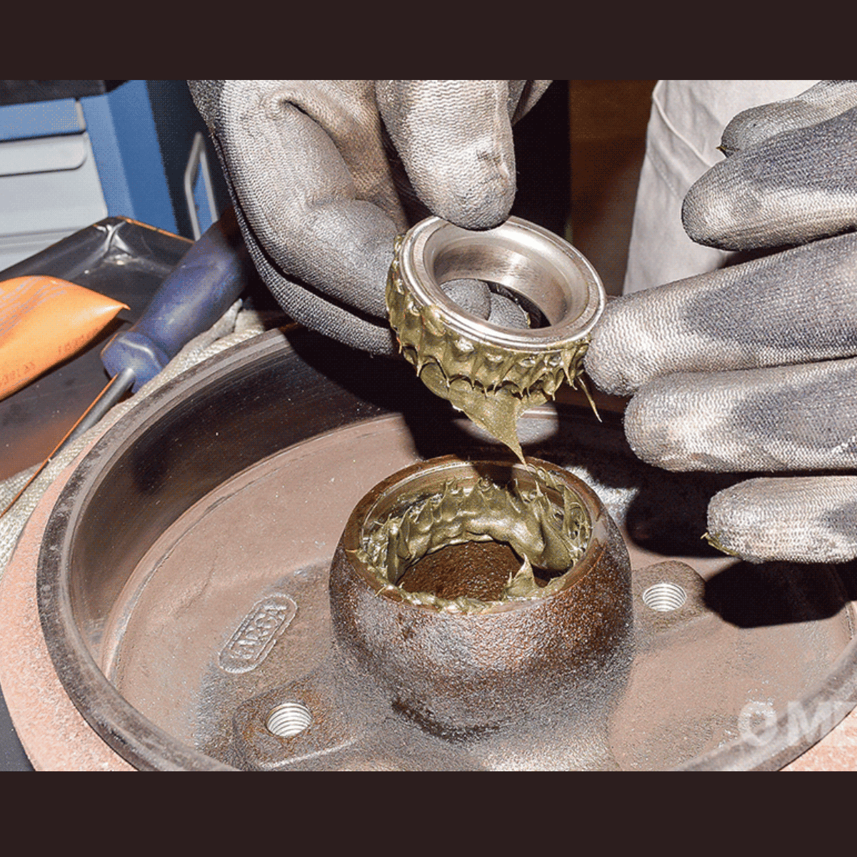 Luva para Mecânico em Poliamida com Palma PU