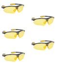 Óculos Segurança Incolor Esportivo Proteção UV Antirrisco