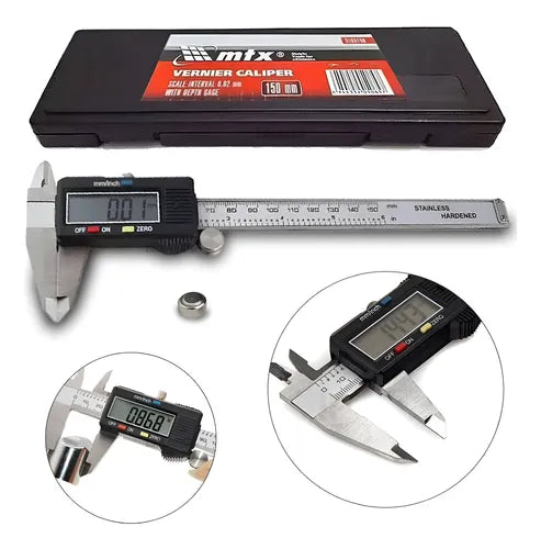 Paquimetro 150mm MTX Digital