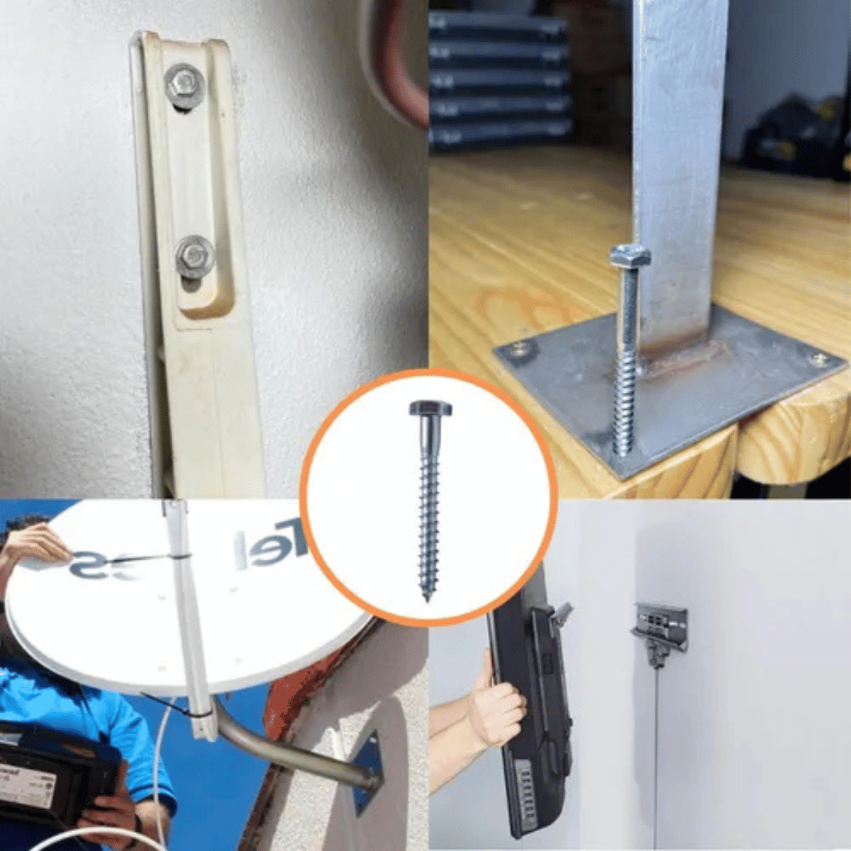 Parafuso Rosca Soberba Sextavado 1/4 x 70mm  100Pçs