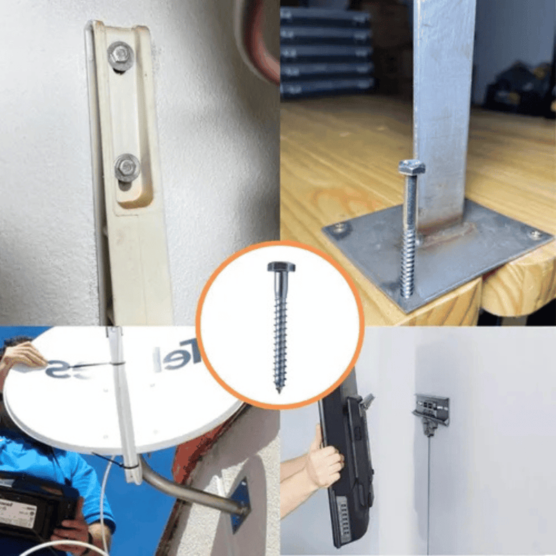 Parafuso Rosca Soberba Sextavado 1/4 x 70mm  100Pçs